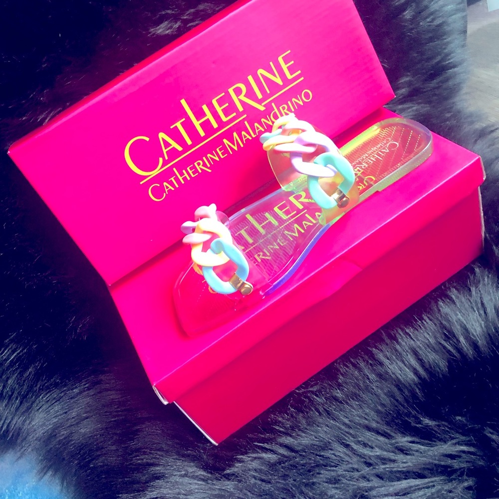 Rainbow 🌈 🌈Jelly slide sandal unicorn 🦄